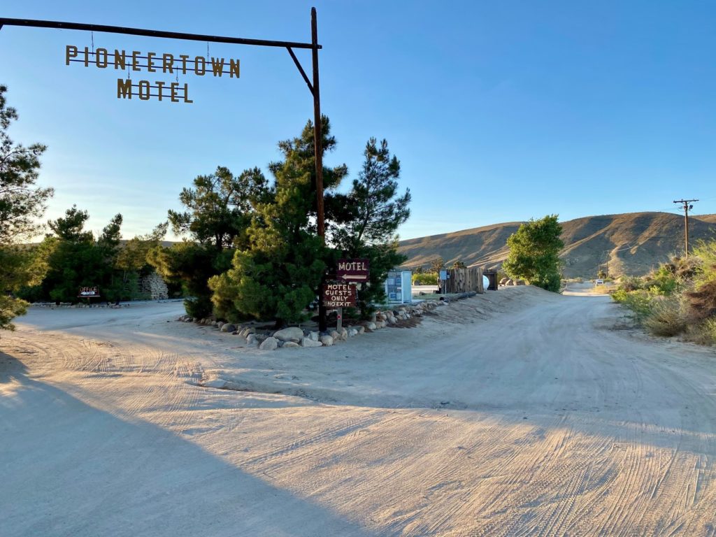 Pioneertown Motel front entrance